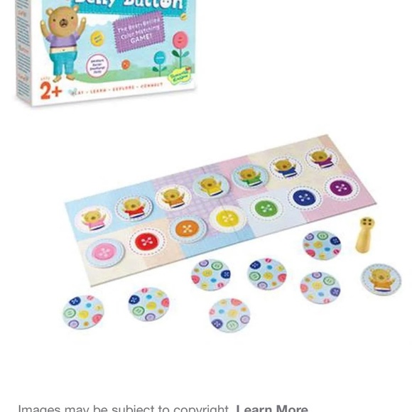 Peaceable Kingdom Button Belly Button Game kids game toy coloring for 2yr - Picture 8 of 10